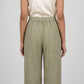 Structured High Rise Straight Pants