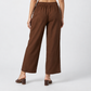 Solid Straight High Rise Pants