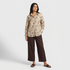 Solid Straight High Rise Pants