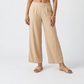 Solid Straight High Rise Pants