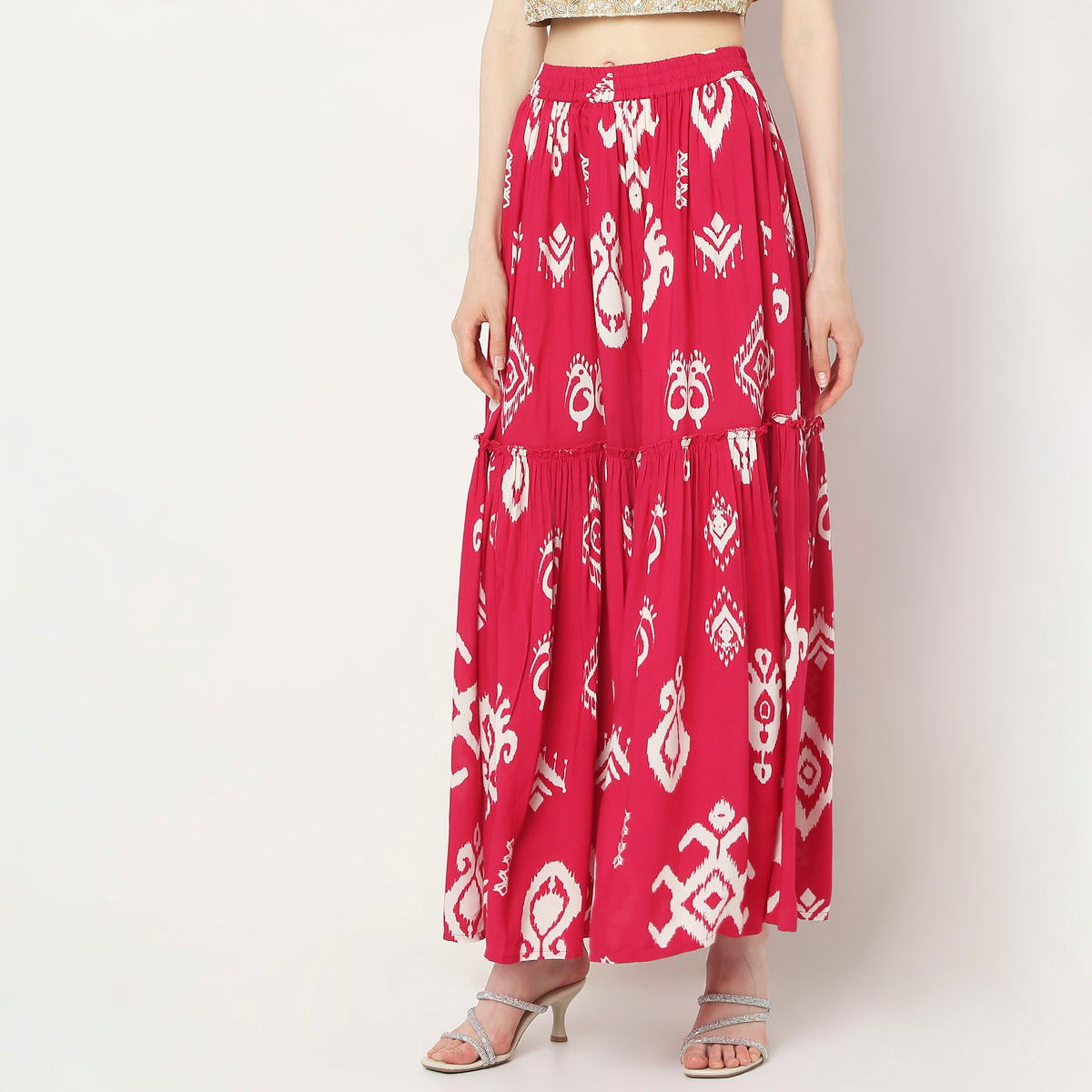 Flare Fit Ankle Length Skirts