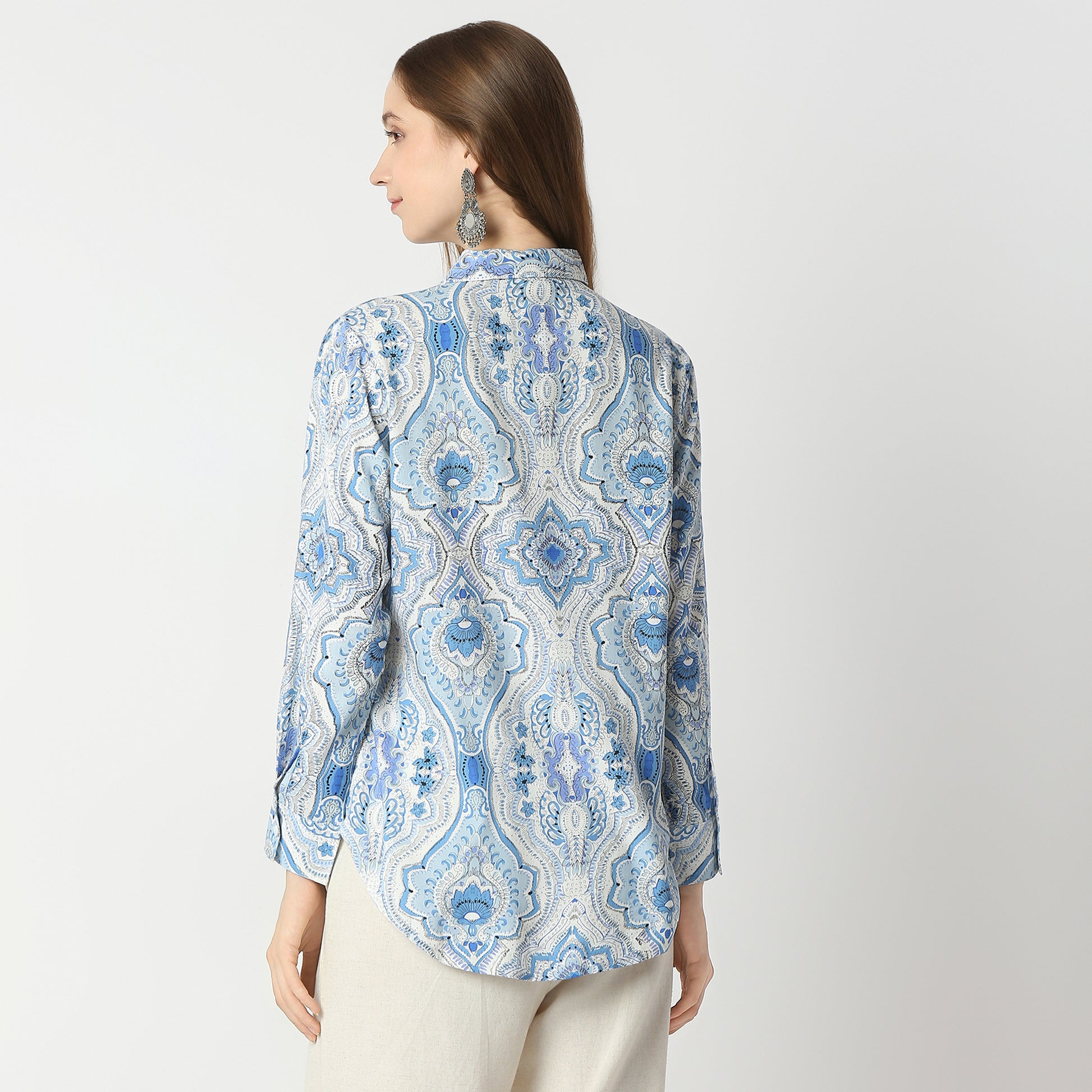 Regular Fit Printed Regular Length Shirt