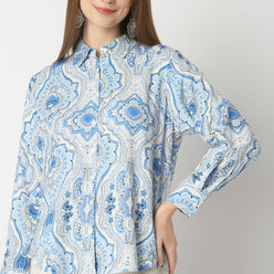 Regular Fit Printed Regular Length Shirt