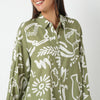 Camp Collar Full Sleeve Printed Shirt