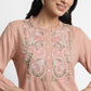 Embroidered Straight Top