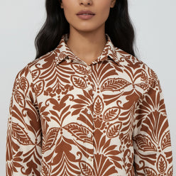 Camp Collar Printed Shirt