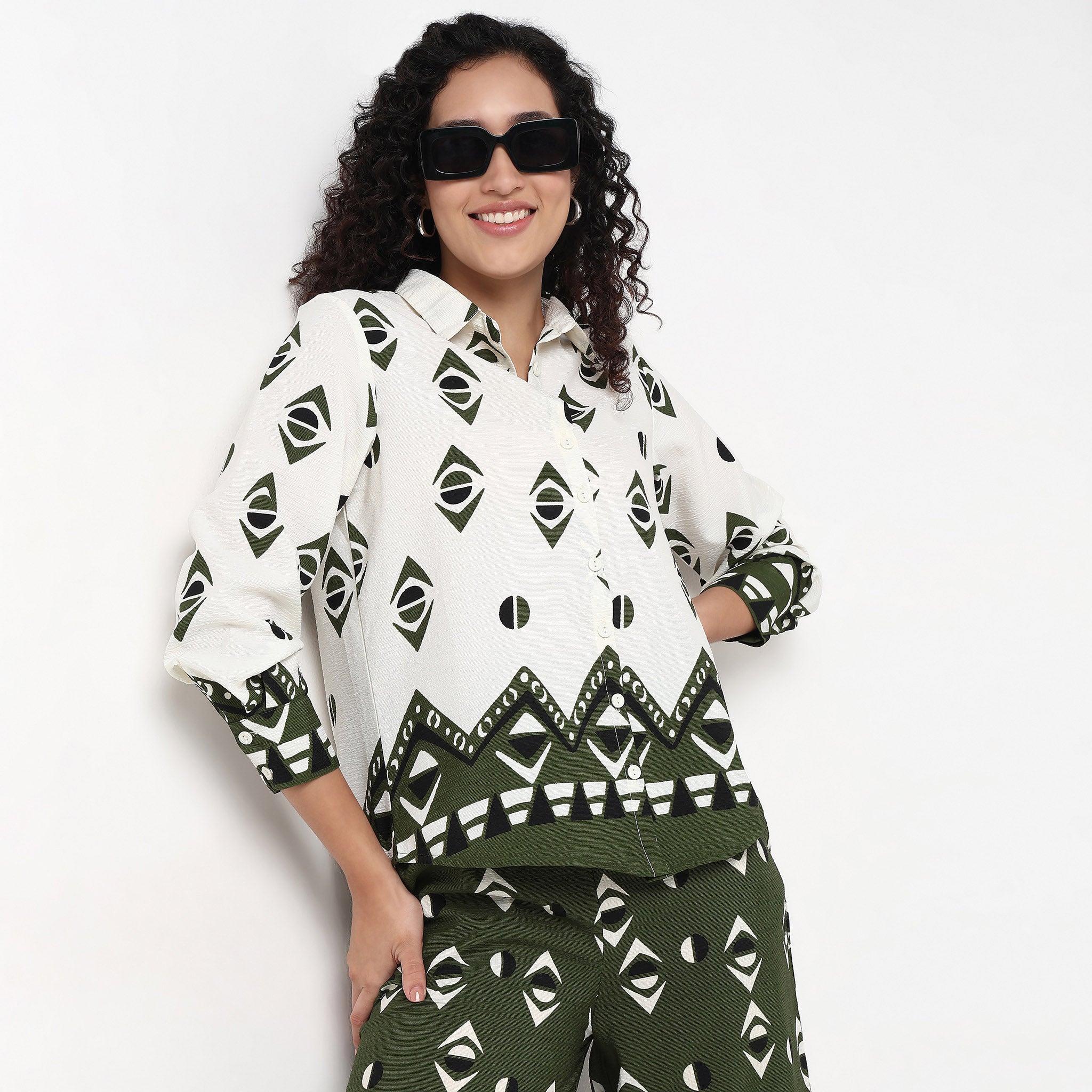 Printed Oversized Shirt