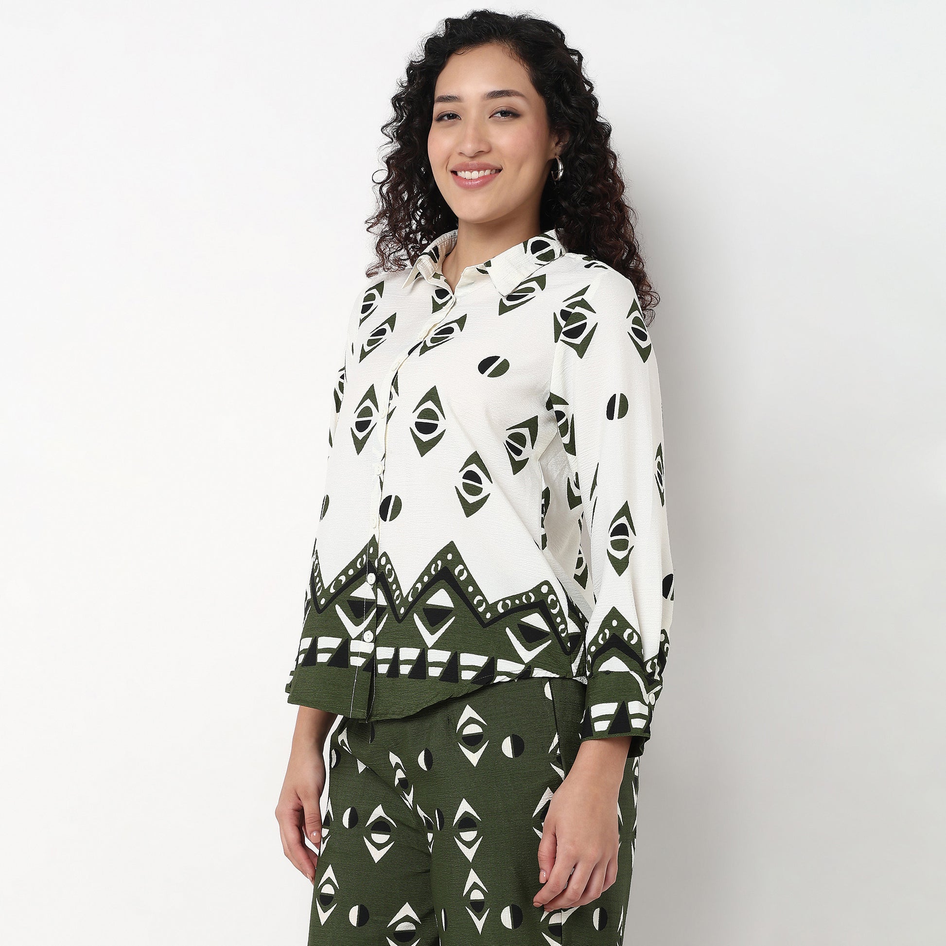 Printed Oversized Shirt