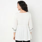 Order Now Women Embroidered Round Neck Straight Relaxed Fit Ethnic Wear Top by Style Union