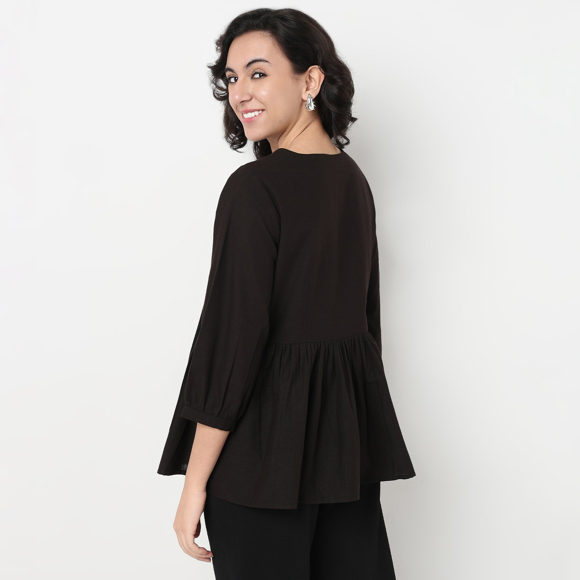 Order Now Women Embroidered V Neck Flared Flare Fit Ethnic Wear Alia Cut by Style Union