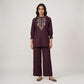 Woven Embroidered Top