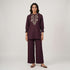 Woven Embroidered Top