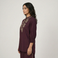 Woven Embroidered Top