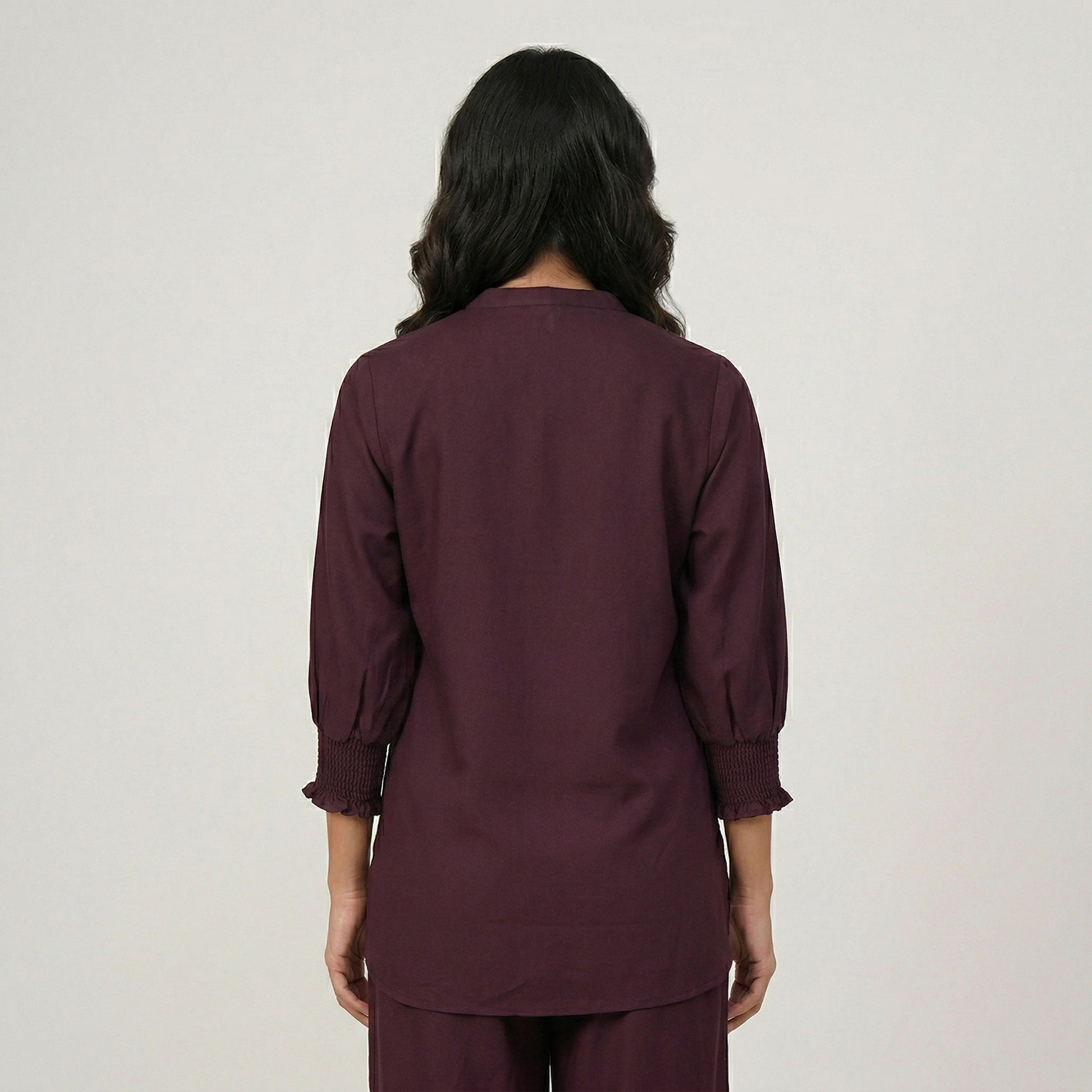 Woven Embroidered Top