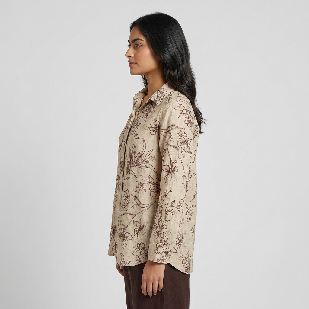 Printed Straight Shirt