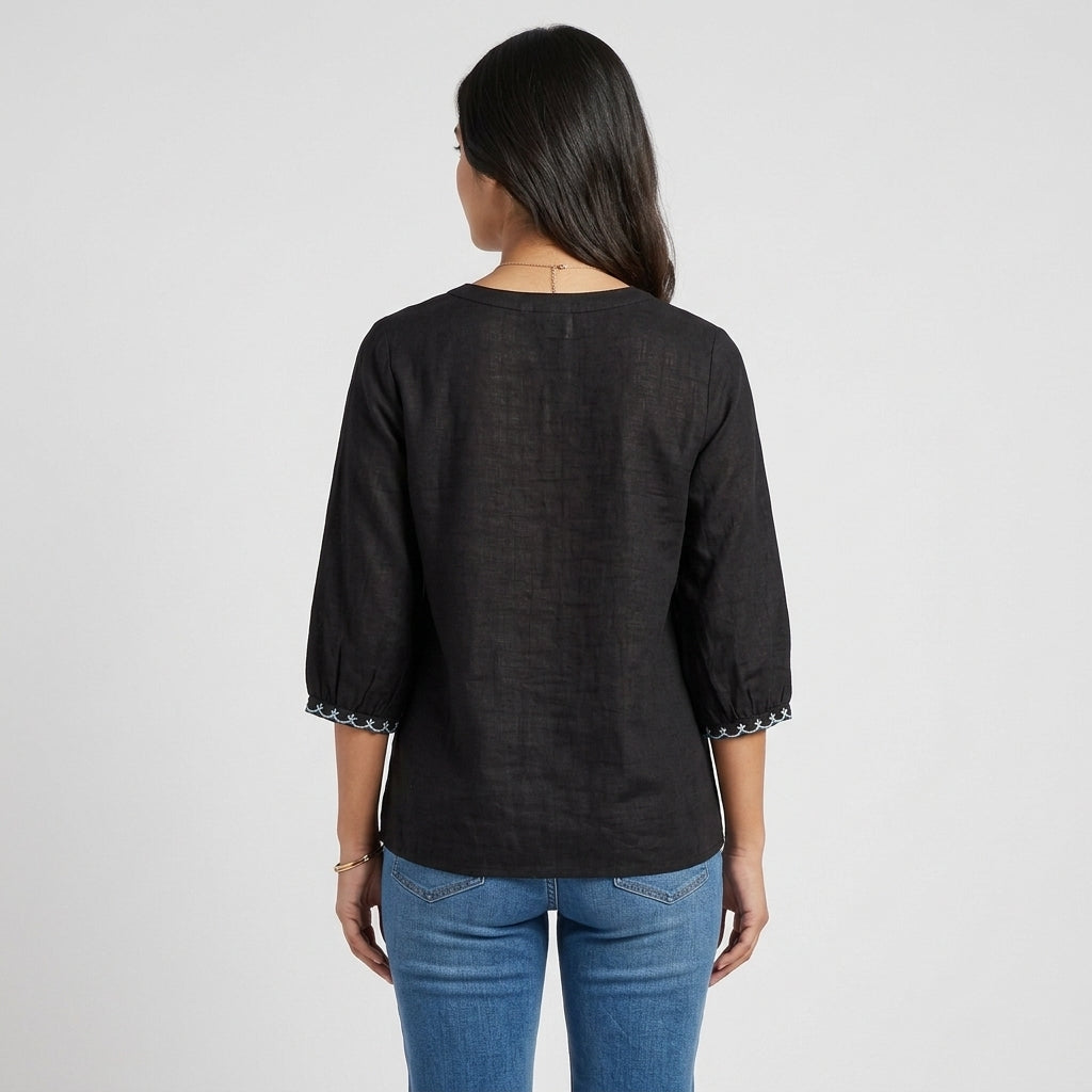 Embroidered Top