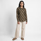 Cotton Printed Straight Shirt