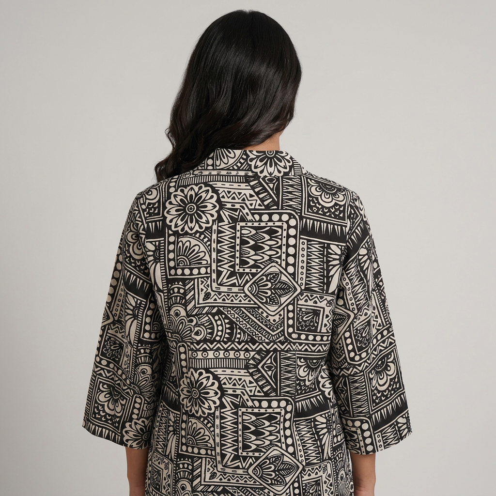 Printed Shrug