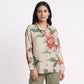 Printed Shirt Collar Shirt