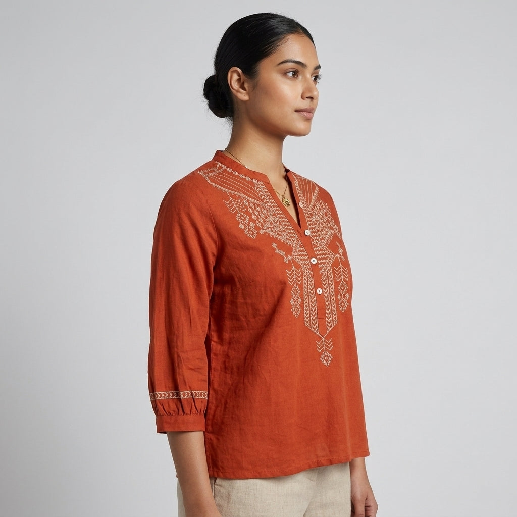 Embroidered Short Kurti