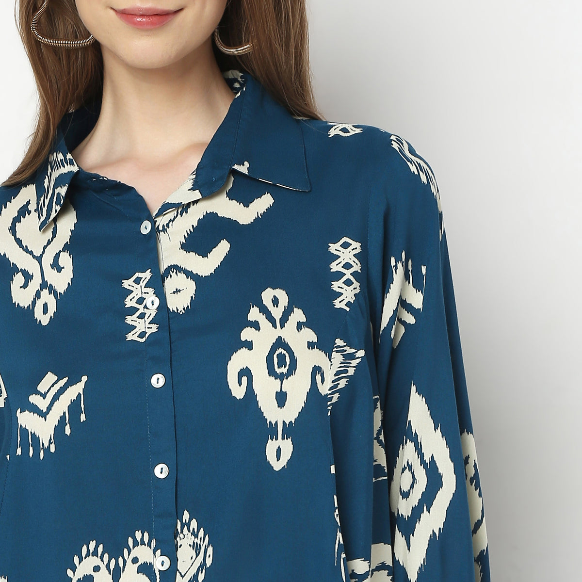 Flare Fit Printed Tunic