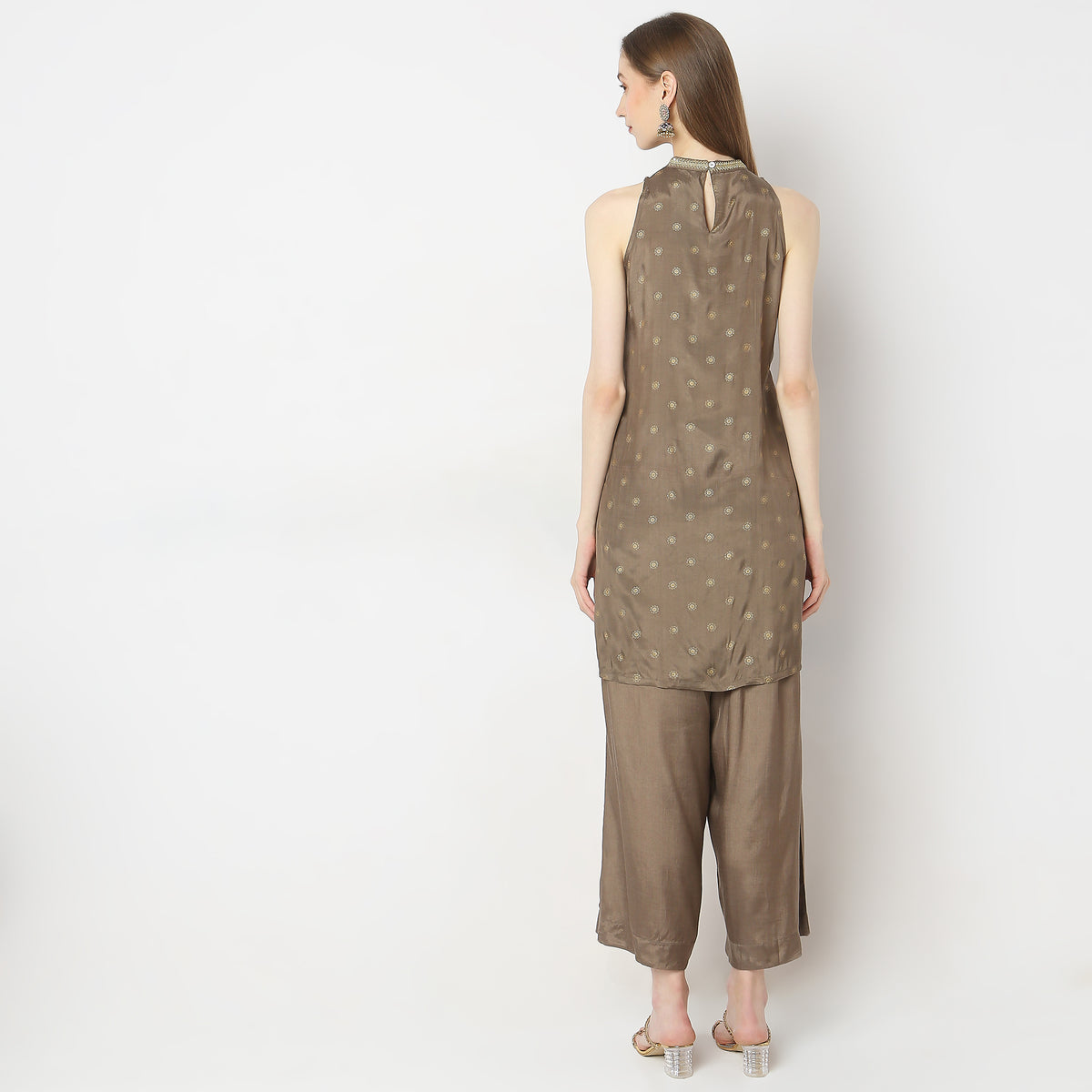 Regular Fit Printed A-Line Tunic