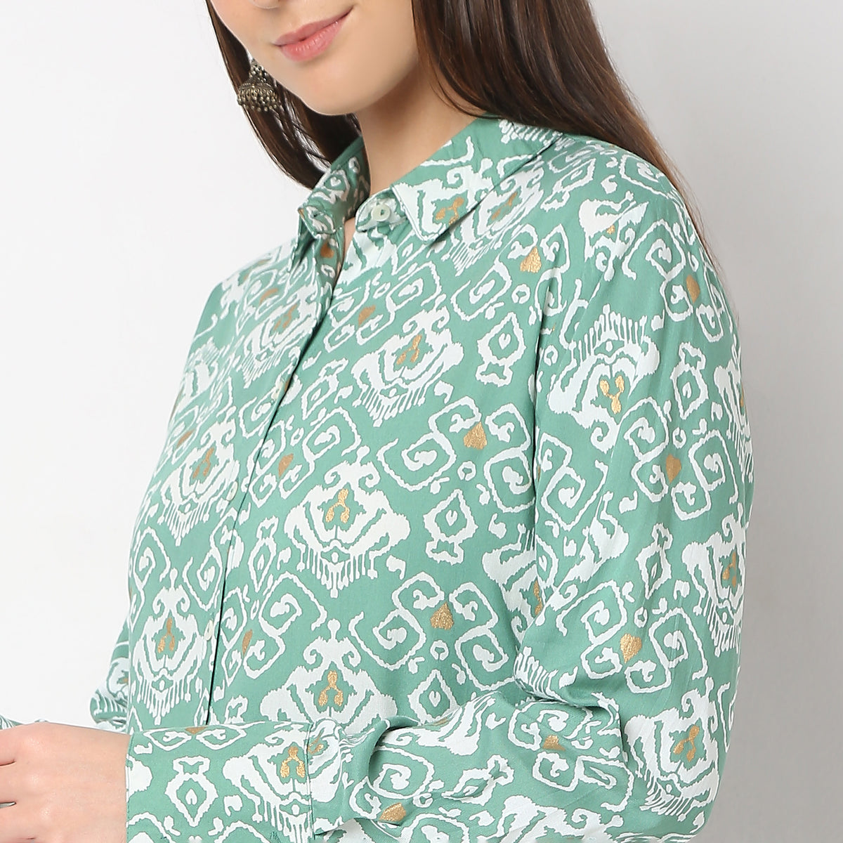 Straight Fit Printed Tunic