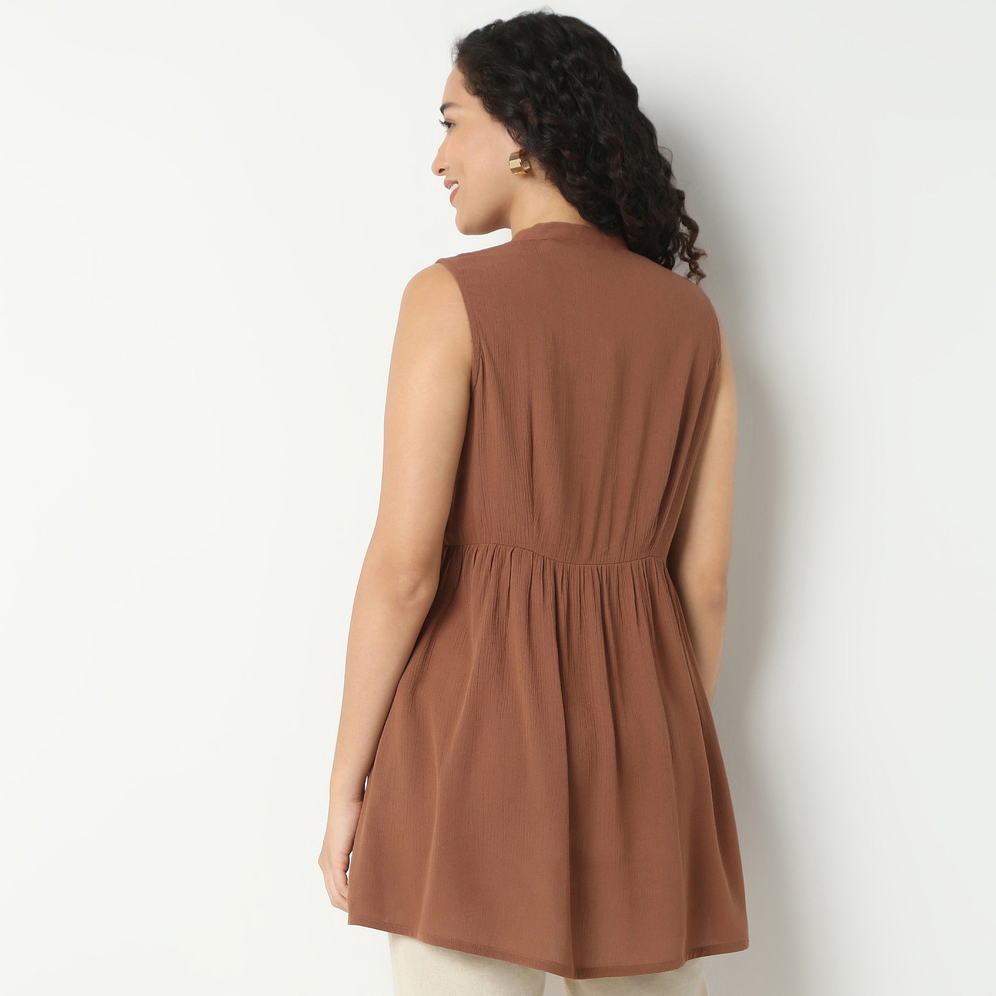 Yoke Embroidered Tunic