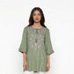 Embroidered Flared Tunic