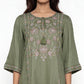 Embroidered Flared Tunic