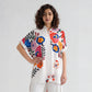 Cotton Printed Three-Fourth Sleeve Tunic