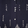 Printed Shirt Collar Tunic