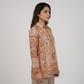 Printed Half Placket Shirt Tunic