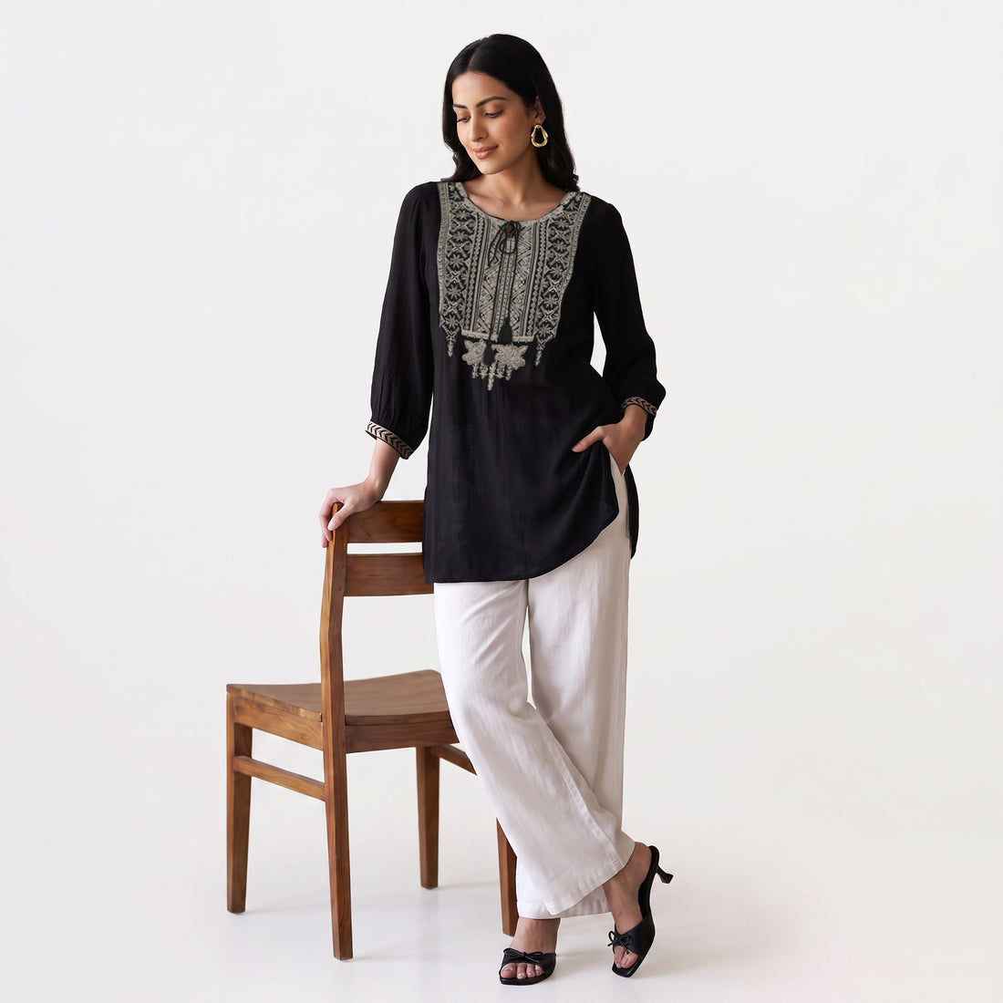 Embroidered Regular Tunics