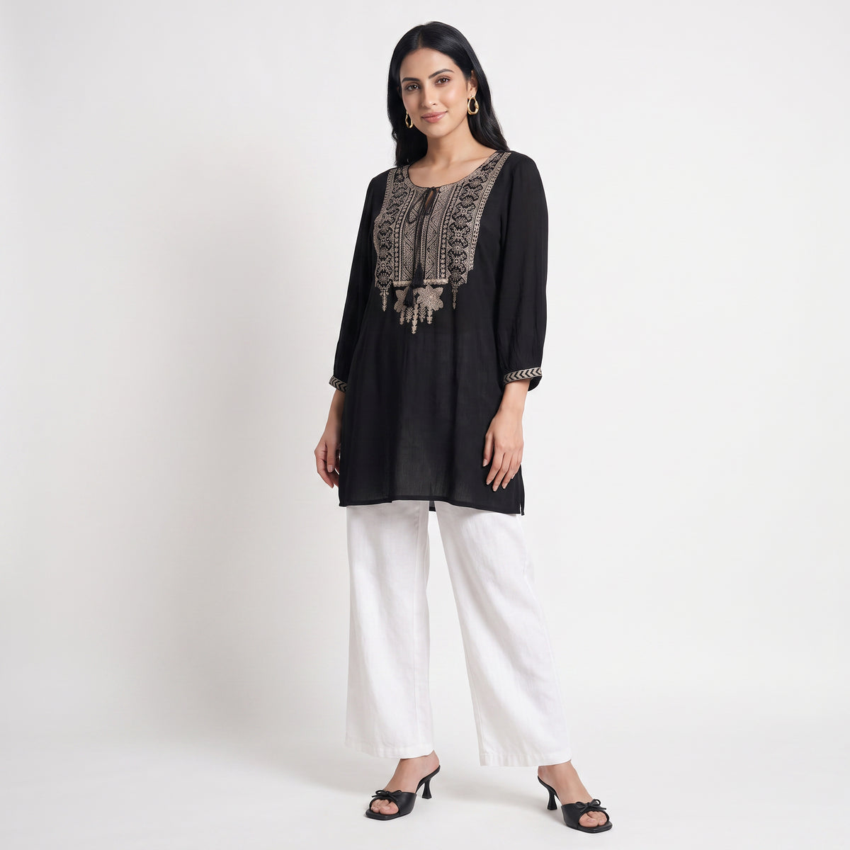 Embroidered Regular Tunics
