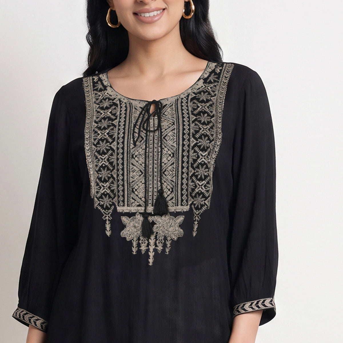 Embroidered Regular Tunics