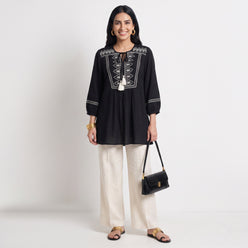Embroidered Relaxed Tunics