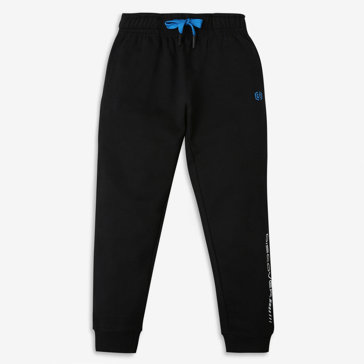 Boys Regular Fit Solid Mid Rise Trackpants