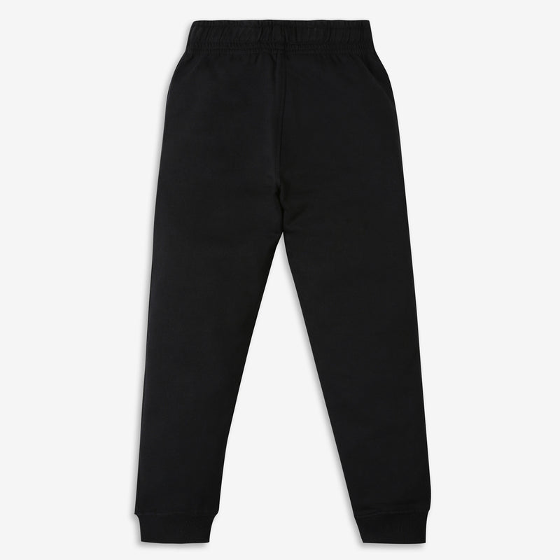 Boys Regular Fit Solid Mid Rise Trackpants