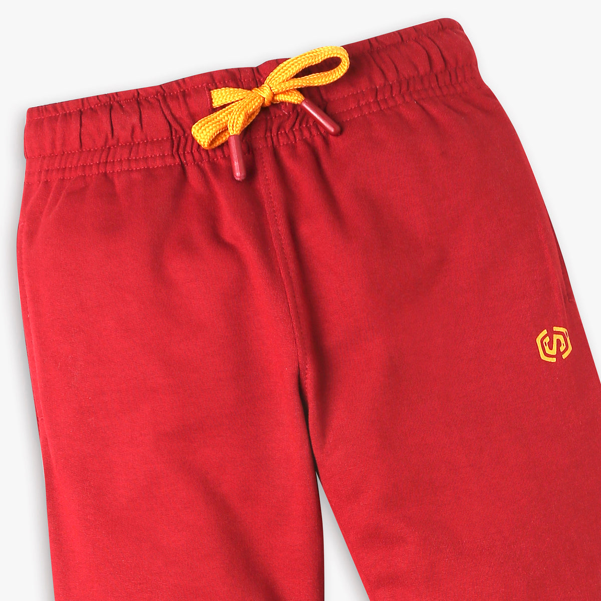 Boy's Regular Fit Solid Mid Rise Trackpants