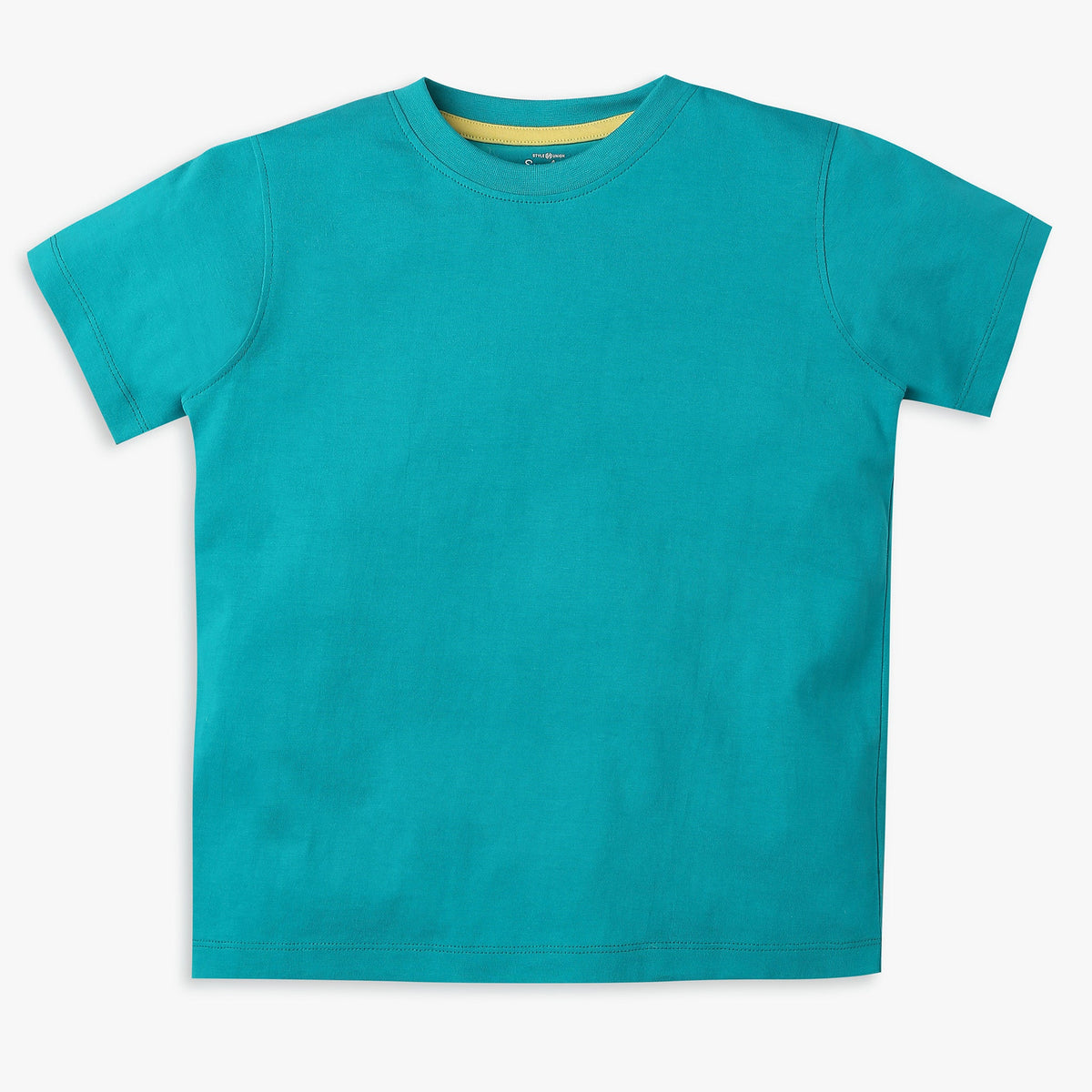 Boys Regular Fit Solid T-Shirt