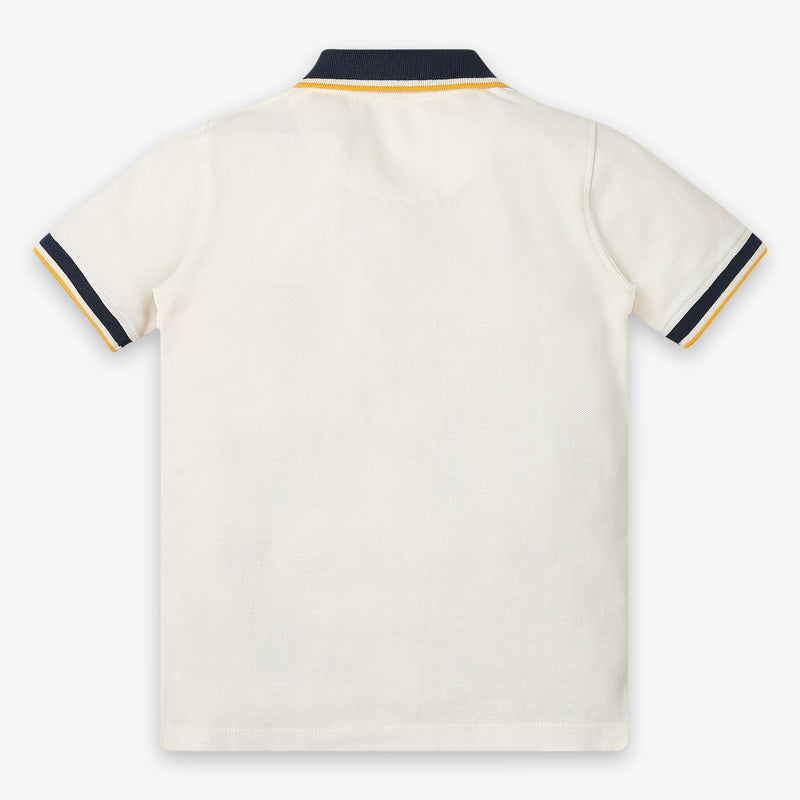 Boys Regular Fit Cut and Sew T-Shirt