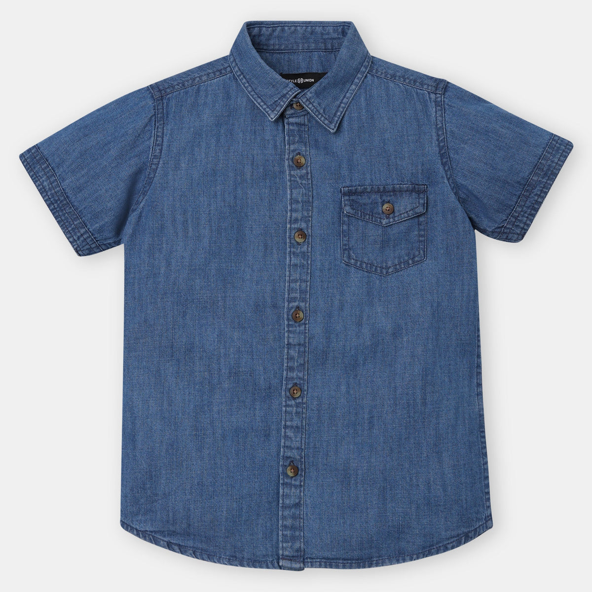 Boys Regular Fit Solid Shirt