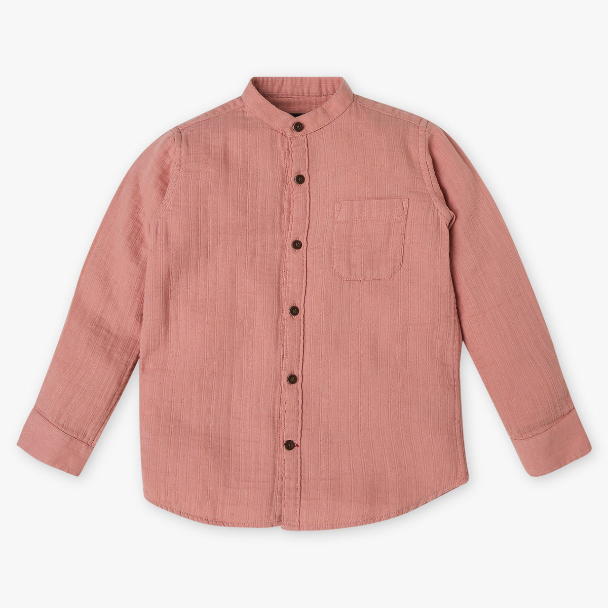 Boys Regular Fit Solid Shirt