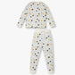 Boys Regular Fit Printed T-Shirt with Pyjama Sleepwear Set