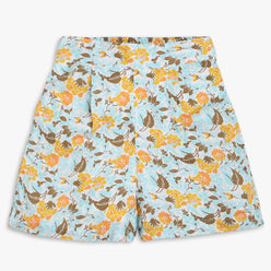 Girls Regular Fit Printed Mid Rise Shorts
