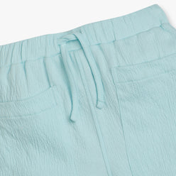 Girls Regular Fit Solid Mid Rise Shorts