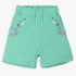 Girls Relaxed Fit Embroidered Mid Rise Shorts