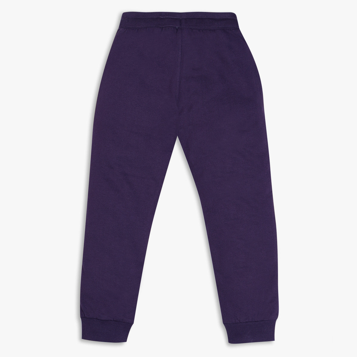 Girl's Regular Fit Solid Mid Rise Joggers