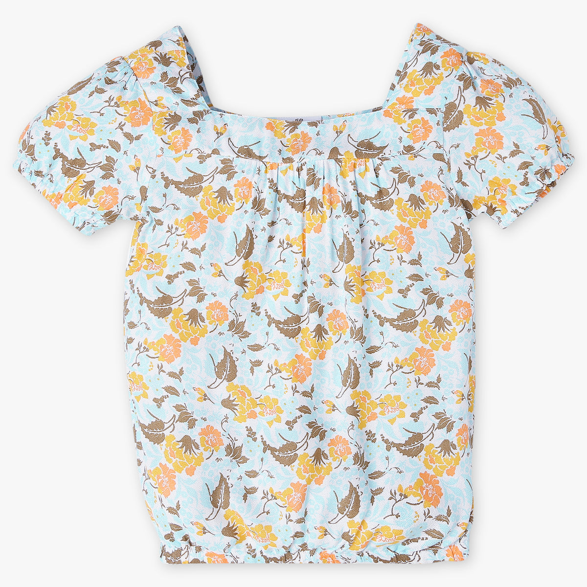 Girls Regular Fit Printed Top